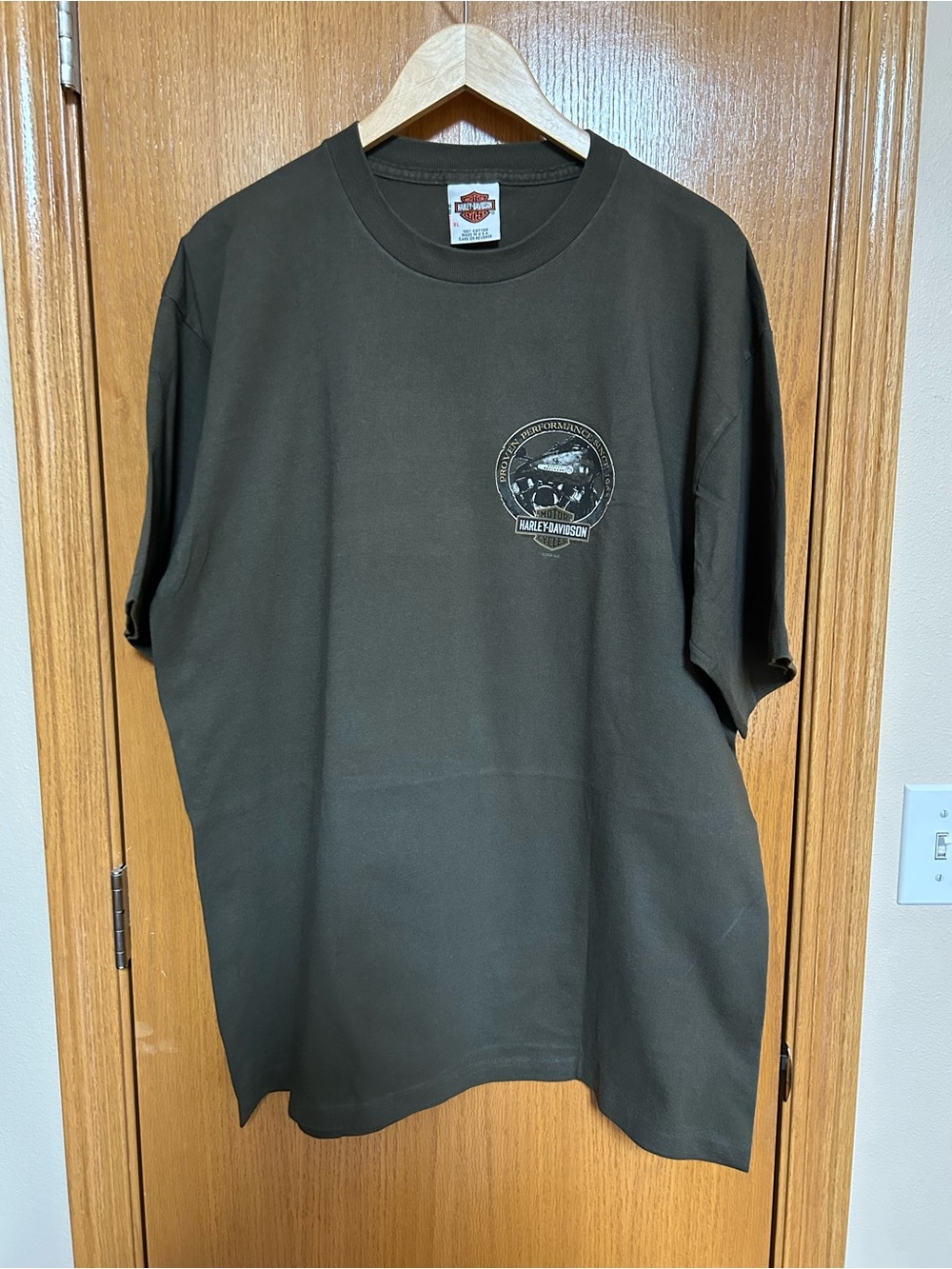 Harley-Davidson Short Sleeve Tee in Dark Olive Green
